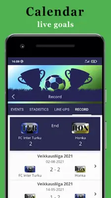 Info Veikkausliiga android App screenshot 5